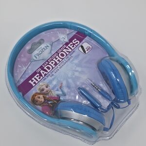 Frozen Blue and Silver Headphones